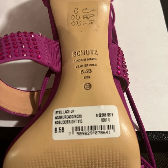 Schulz sparkly leg strap heels - Picture 4 of 6